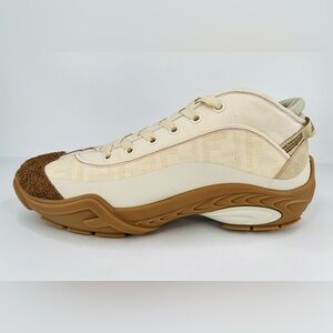 Fendi Lab Men Sneakers Platform Hiking Canvas Trainers UK 11 - US 12 - EU 45